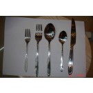 F10M,$0.8,Stainless Steel Tea Fork w/pattern on handle