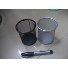 A5L, 13471, Pen Holder - Metal Mesh Design (Black, Silver)
