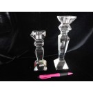 E8M,$14.99,Glass Candlestick holder - Single Base (M)