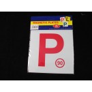 E10Z-L, 28205, red p plate
