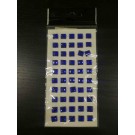 3B, sticker 4274 blue