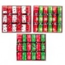 55690, Xmas Bon Bons Box 6 22x4cm Printed Board Basic Toys 3 Asstd