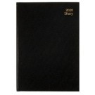 57086, Diary Office Hard Cover PVC A5 DTP Black