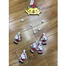 19X16, 57093, XMAS WIND CHIMES