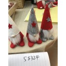 23XB, 58324, Xmas deco faceless elder with short leg