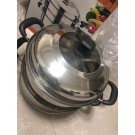C11Z-H, 59777, steam pot 2 tier 34x30cm