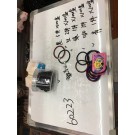 E14L, 60223, leastic hair tie 24pcs dark color mix