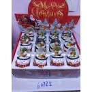 20X16, 60725, Xmas crystal ball snowman base