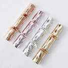 61821, Xmas Bon Bons Box 6 31x5cm Plain Metallic Foil Fun Toys
