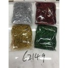 24XH, 62149, foil shred red/green/silver/gold