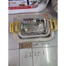 B11Z-H, 62258, serving tray gold 3pcs 35*50/30*45/25*35.5