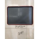 B13H, 62397, plastic tray black/red 39*27.5cm