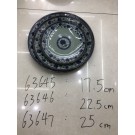 C7M, 63646, plate round D22.5cm melamine