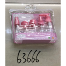 D11H, 63666, bottle set clear 5pcs