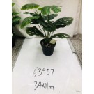 E17T, 63957, artifilcial potted plant 34x11cm
