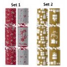 64368 dats, Bon Bons Xmas Box 6 31x5cm Printed Foil Fun Toys 2 Asstd