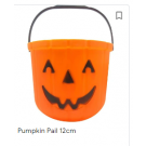 64599, Halloween pumpkin bucket 22cm