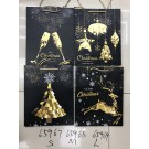 21X18 23, 65968, Xmas gift bag M 32*26*10CM