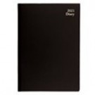 65998, Diary Office Hard Cover PVC A4 WTV Black P8.6 FSC Mix Credit