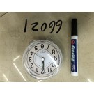 C11Z-L, 66021, alarm clock glow in the dark D9.5cm