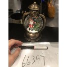 25X24, 66397, Xmas deco lantern round 13*11*19cm USB & battery