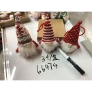66474, Xmas faceless dolls 15cm 3pcs