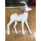 25XF, 66501, Xmas deco reindeer white 45cm