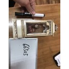 66505, Xmas deco lantern rectangle gold 8.2*21.6cm USB & battery