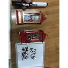 66510, Xmas deco lantern rectangle white 5.3*13cm battery