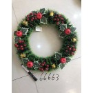 24XF, 66663, Xmas wreath 45cm
