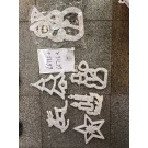 22X37, 66716, Xmas star deco with light