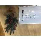25X24, 66752, Xmas deco potted tree & cherry 35cm