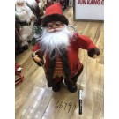 66791, Xmas deco santa 50cm music + battery