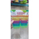 H1M, 67203, storage container 10pcs square 85ml