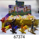 67374, Toy tubes pop deer