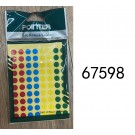 E16L, 67598, Dot Stickers 8mm 80*10pcs
