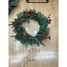 67757, Xmas Wreath 50cm
