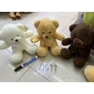 H8Z-L, 67899, Soft Toy Bear 3 colors 19cm