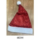 25X29, 68244, Xmas Hat Sequin Gold/Silve/Red 29*40cm