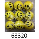 D19L, 68320, Hand Ball 6cm Smiley Face