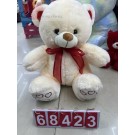 H8Z-L, 68423, Soft Toy Bear 30cm Red/Pink/Beige
