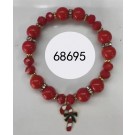 24XH, 68695, Xmas Bracelet Candy Cane