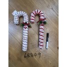 25X23, 68849, Xmas Candy Cane Foam 32cm