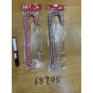 25X22, 68948, Xmas Candy Cane 1*27cm 2pcs