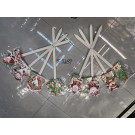 25X26, 68953, Xmas Garden Stake 70cm