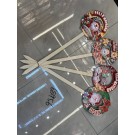 25X26, 68956, Xmas Garden Stake 72cm