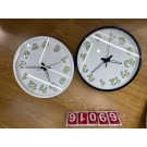 A13H, 69016 black , Clock Glow-in-the-dark Black 30cm
