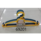 E16M, 69201, Cloth Hanger Plastic Anti-slip 5pcs 40.5cm