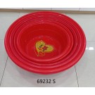 J3L, 69232, Wash Basin Red 44.5*15cm