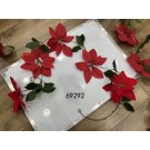 25XD, 69292, Xmas Poinsettia Garland 5 Head